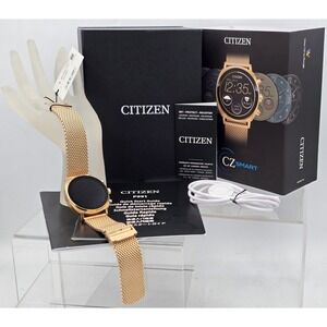 Citizen CZ Smart Touchscreen Rose Gold Stainless Steel Smart Watch MX1003-71X